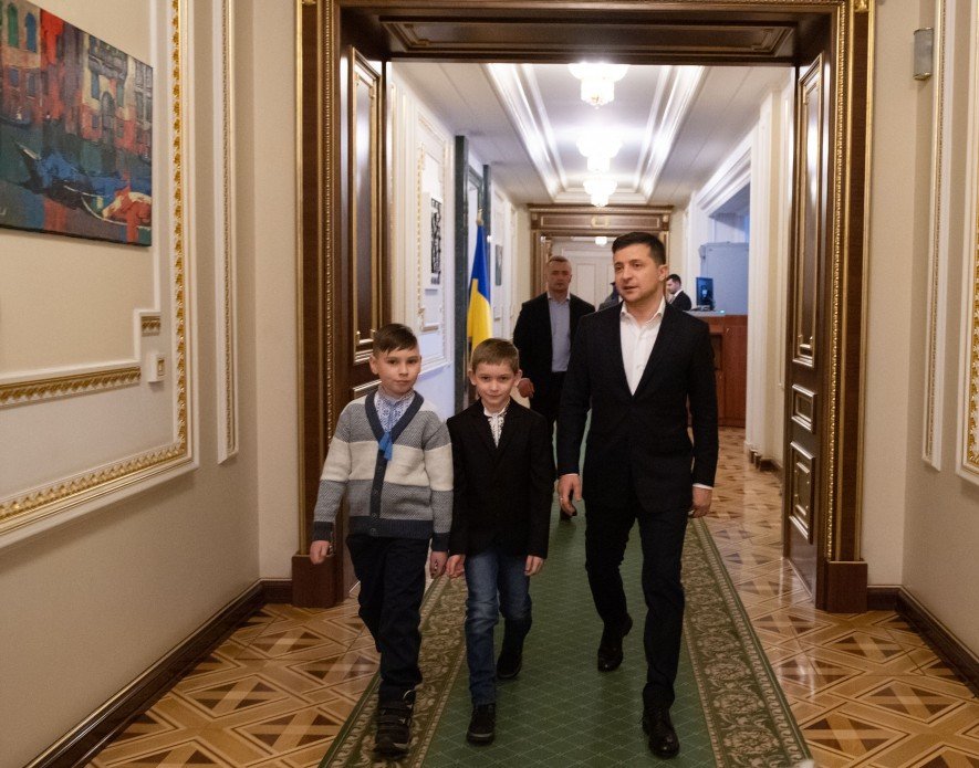 Дети зеленского президента украины фото где сейчас